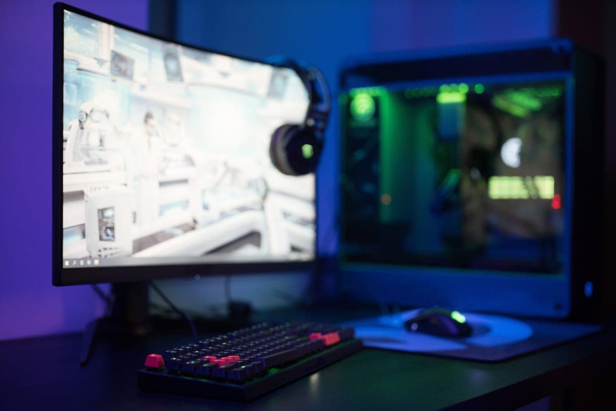 A gaming PC keyboard lit up — cheap PC and Steam games that are actually good