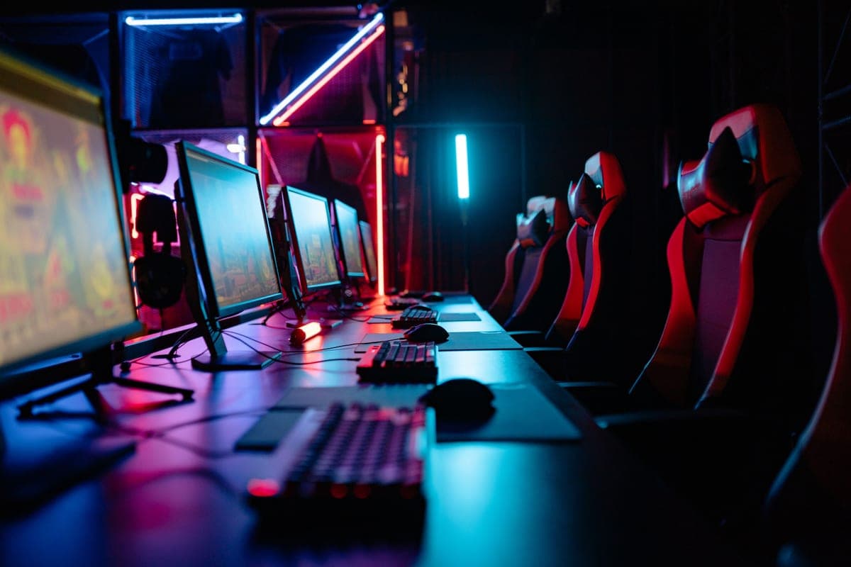 A gaming PC keyboard lit up — Steam Summer Sale dates